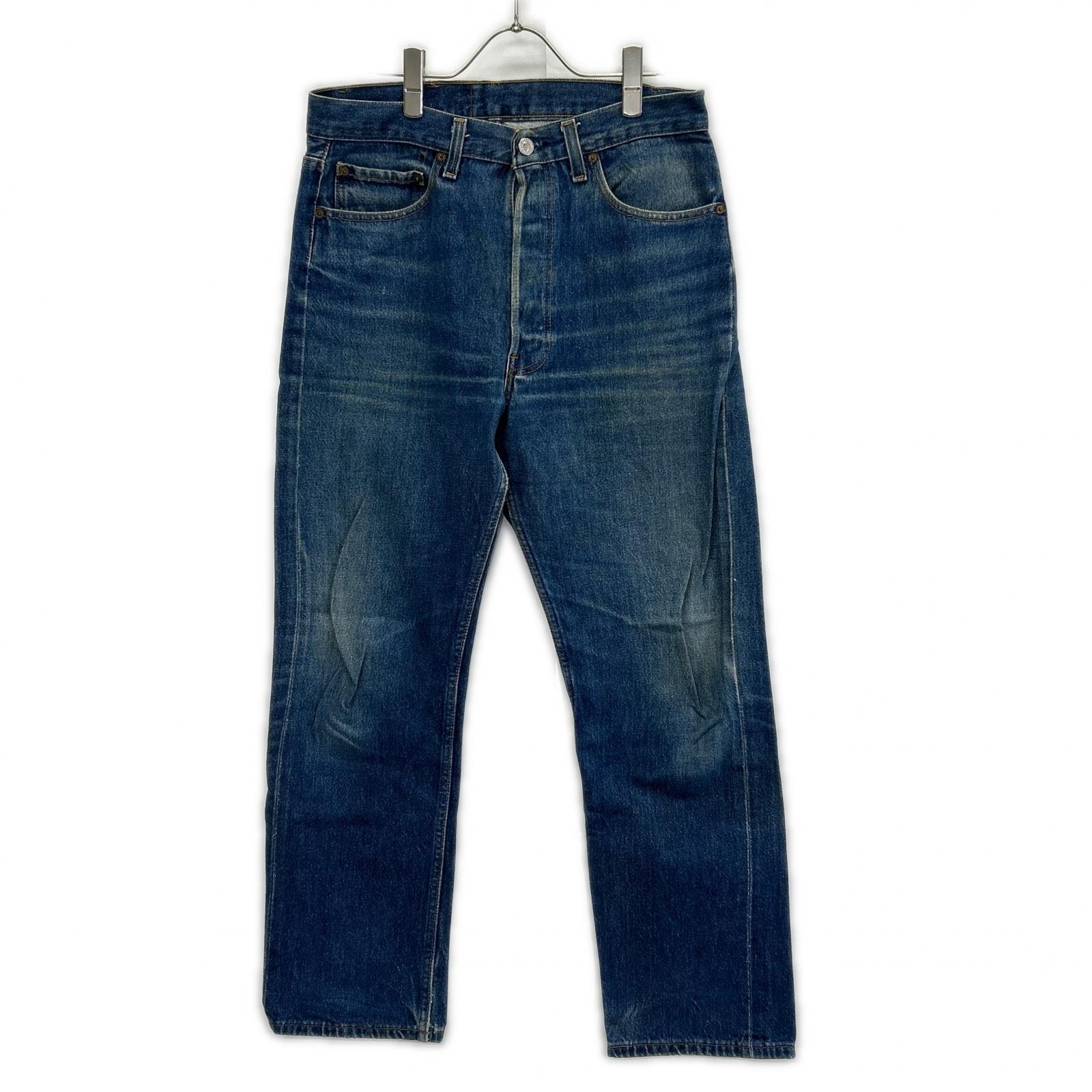 リーバイス 00's USA製 ブルー 501 ボタン裏522 ストレートデニムパンツ
