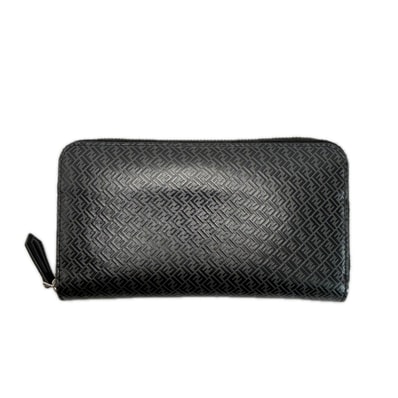 FENDI フェンディ ラウンドファスナー 長財布 ズッカ柄 7M0210 AGLP ブラック シルバー金具