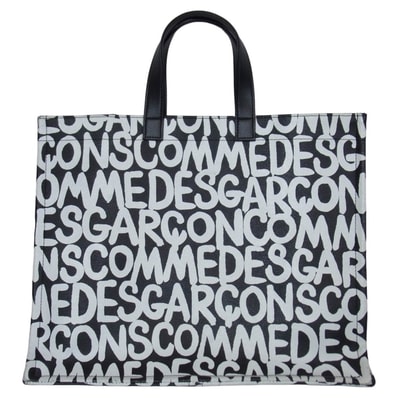 COMME des GARCONS コムデギャルソン トートバッグ GC-K201 Artwork by baanai アートワーク トート バッグ ブラック系【中古】