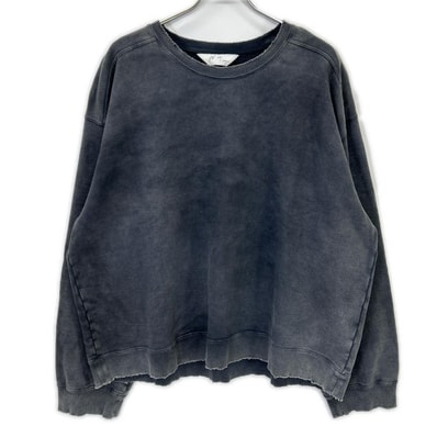 アンセルム ANS-CT64 EMBROIDERY UNEVEN OVER SWEAT SHIRT 1