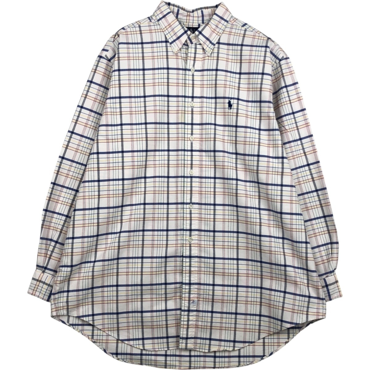 古着 ラルフローレン Ralph Lauren 長袖 ボタンダウンチェックシャツ メンズXL相当/eaa628729