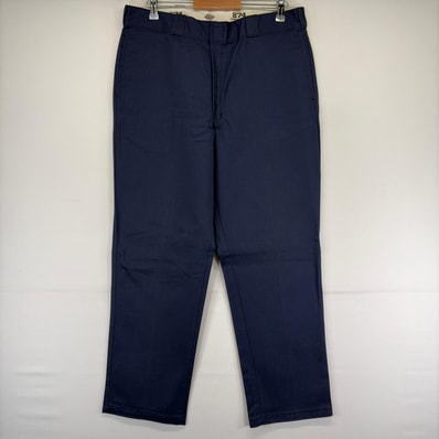 古着 ディッキーズ Dickies パンツ チノパン スラックス 874 ジッパーフライ ストレート ワーク 作業着 w38 L32 ネイビー メンズ