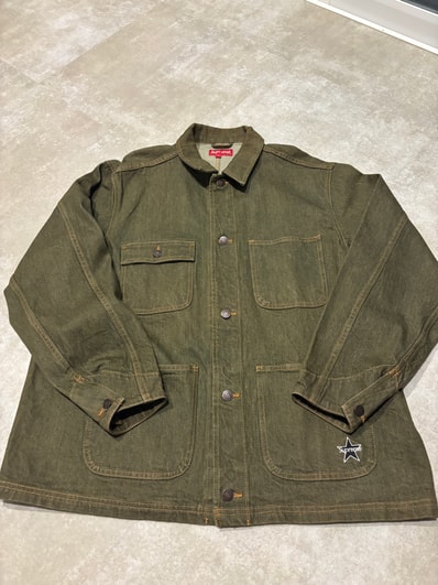 Supreme Denim Chore Coat "Olive"