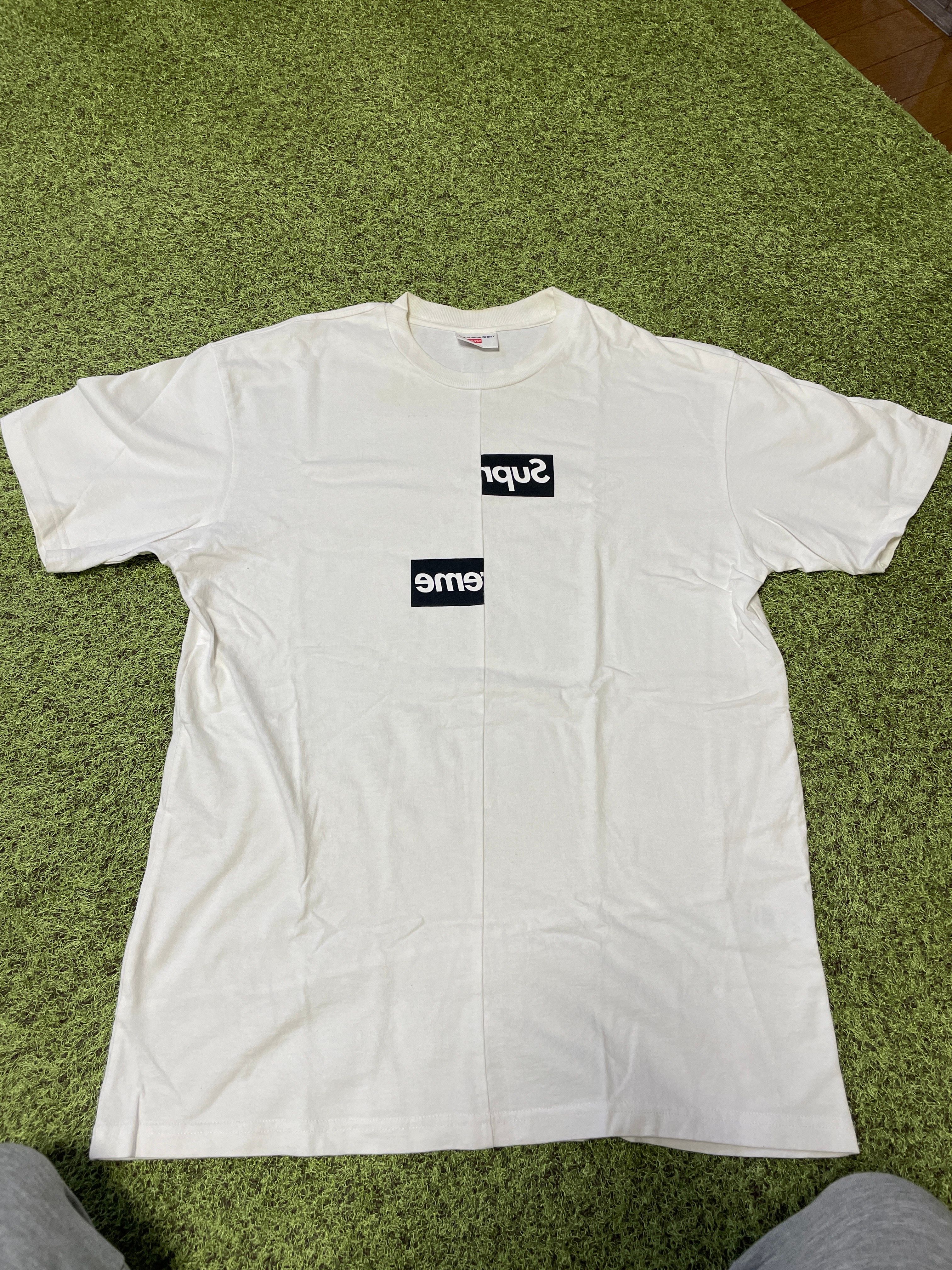 Supreme / Comme des Garçons SHIRT® Split Box Logo Tee "White"