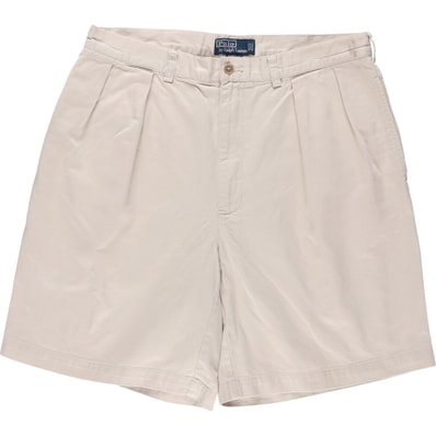 古着 ラルフローレン Ralph Lauren POLO by Ralph Lauren TYLER SHORT ツータック チノショーツ ショートパンツ メンズw35相当/eaa576848