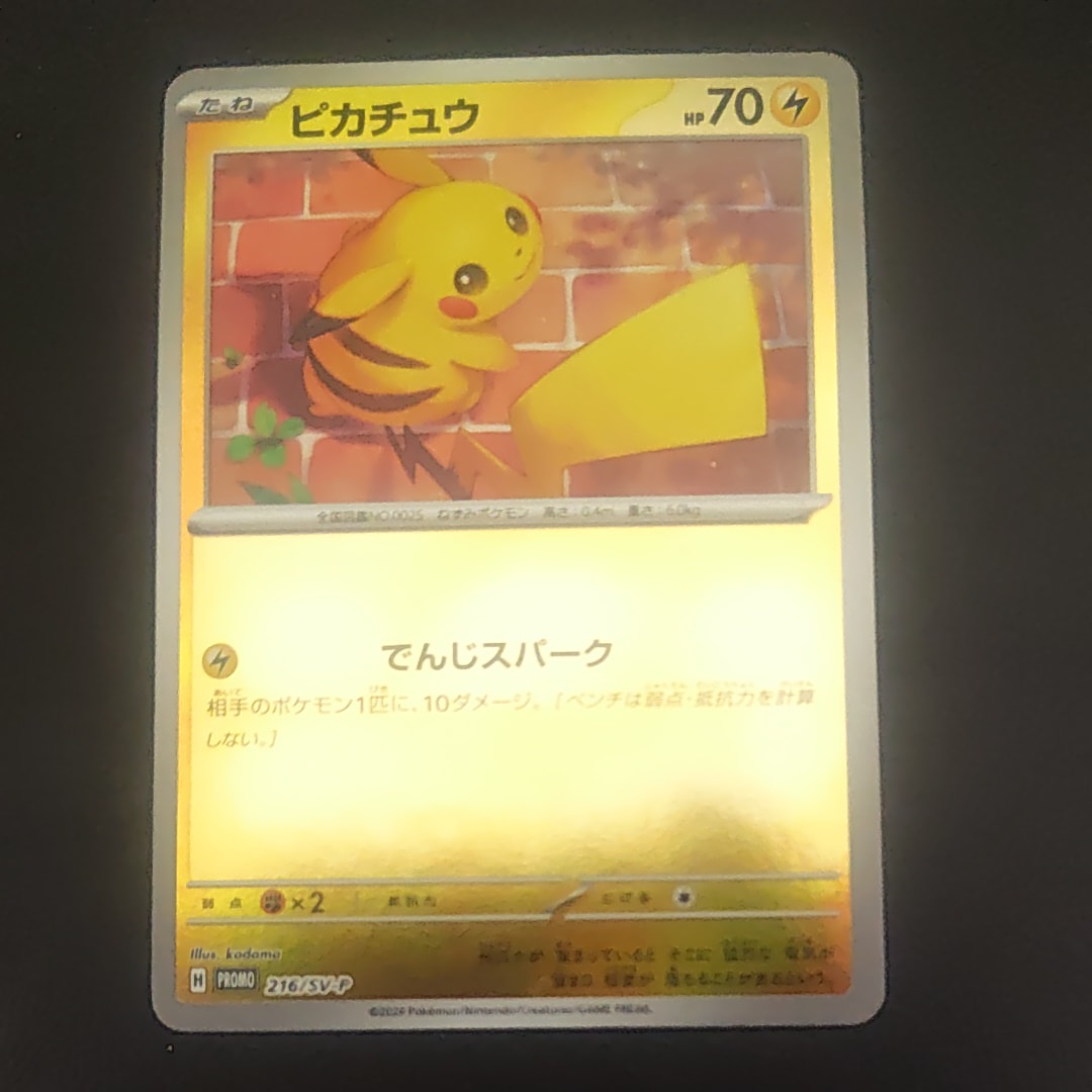 ピカチュウ P [SV-P 216](プロモカードパック「ポケカの夏がキタ