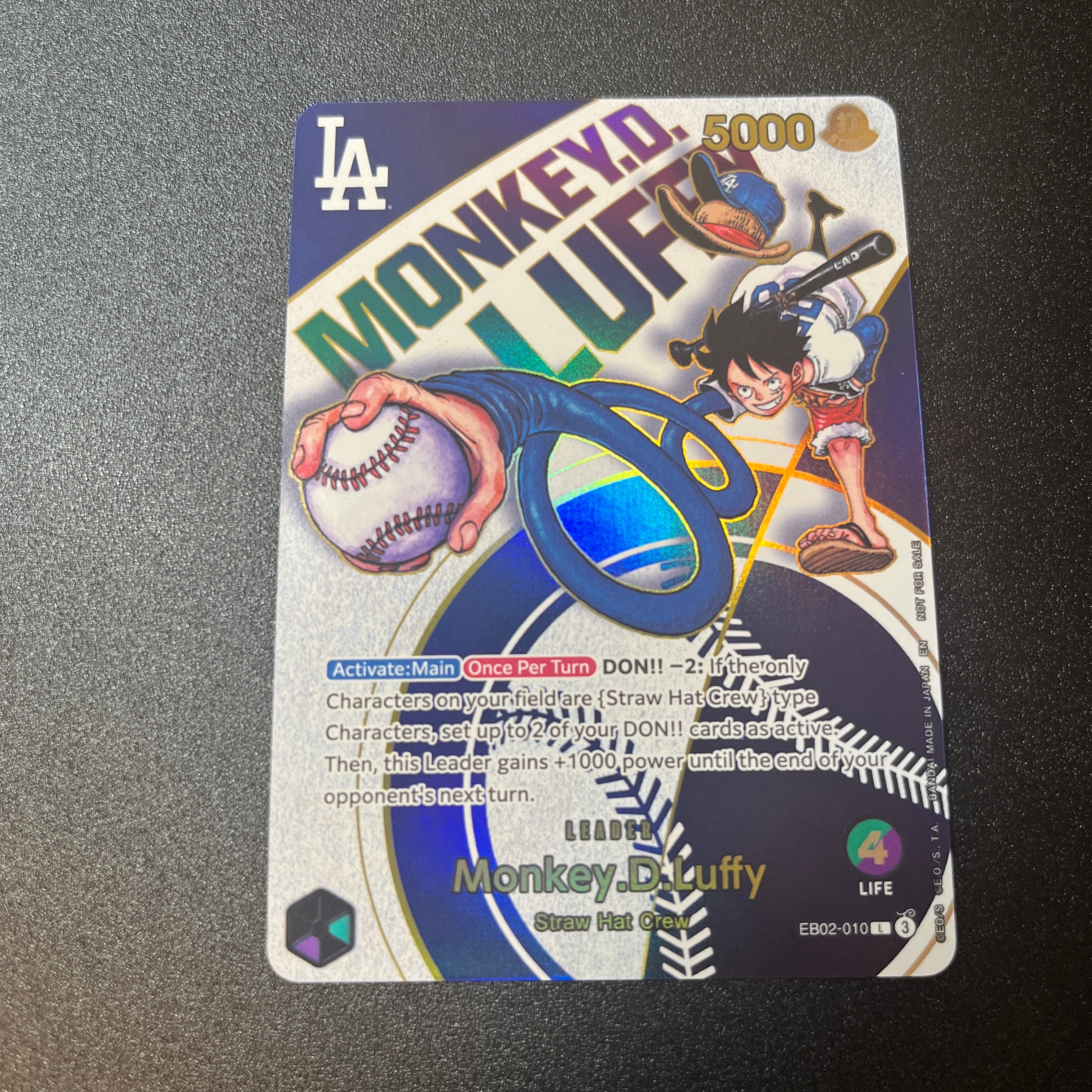 モンキー・D・ルフィ L [EB02-010]【英語版】(プロモーションカード