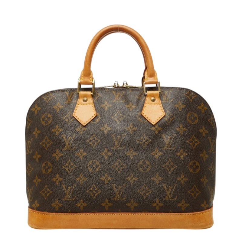 ルイ ヴィトン モノグラム アルマPM 旧型 ハンドバッグ M51130 ブラウン PVC レザー レディース LOUIS VUITTON 中古