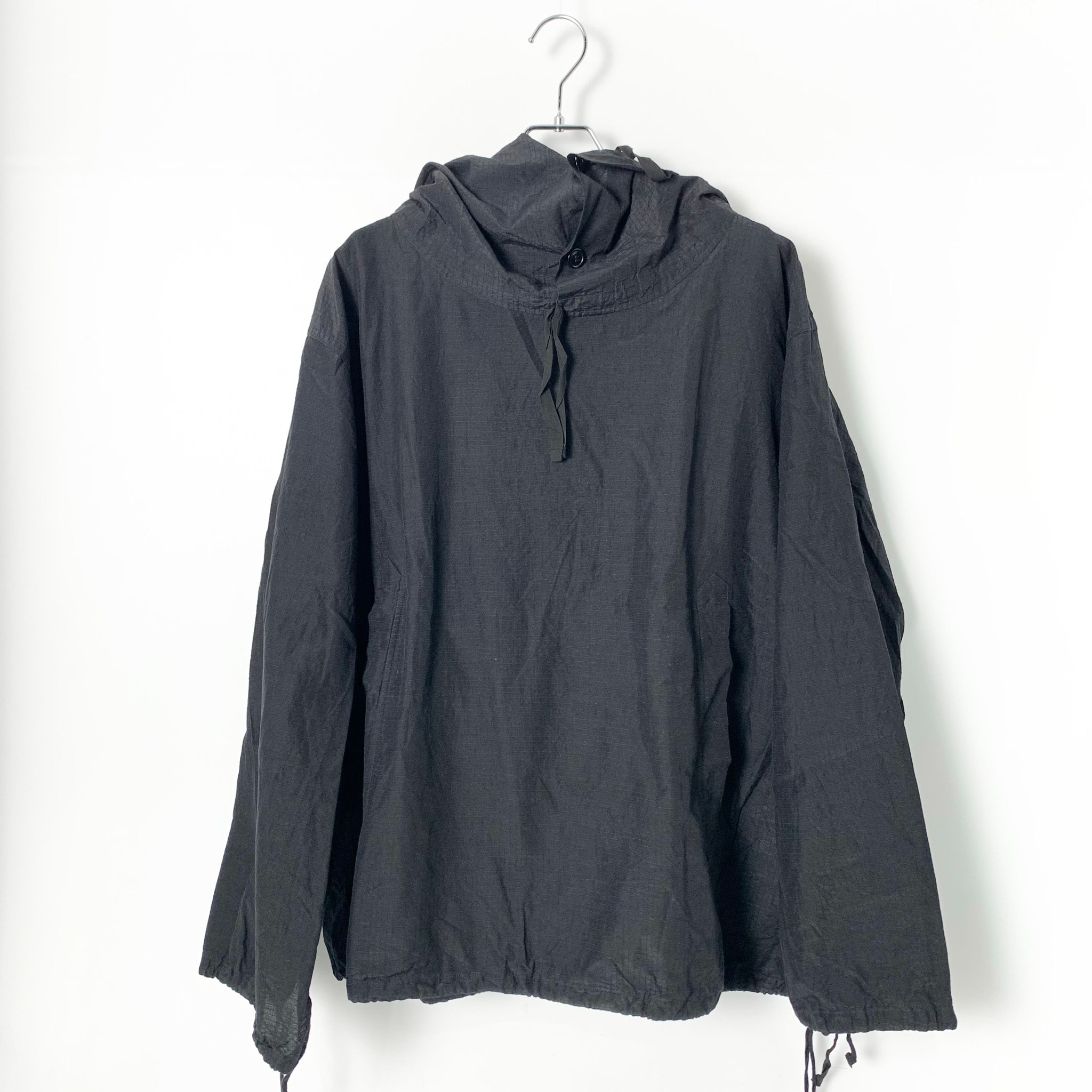 COMOLI Ripstop Smock Parka "Black"