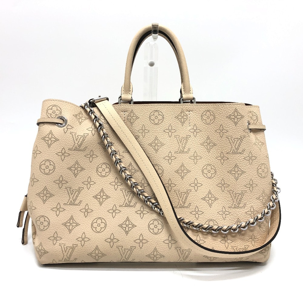 ルイヴィトン LOUIS VUITTON マヒナ ベラ M59203 2WAY カバン 肩掛け 斜め掛け ショルダーバッグ トートバッグ カーフレザー GALET(ガレ) シルバー金具