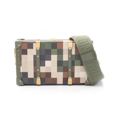 ルイ・ヴィトン LOUIS VUITTON ネオ ウォレット トランク ダモフラージュ ショルダーバッグ バッグ PVCコーティングキャンバス レザー メンズ カーキ系 / マルチカラー M10489 【中古】