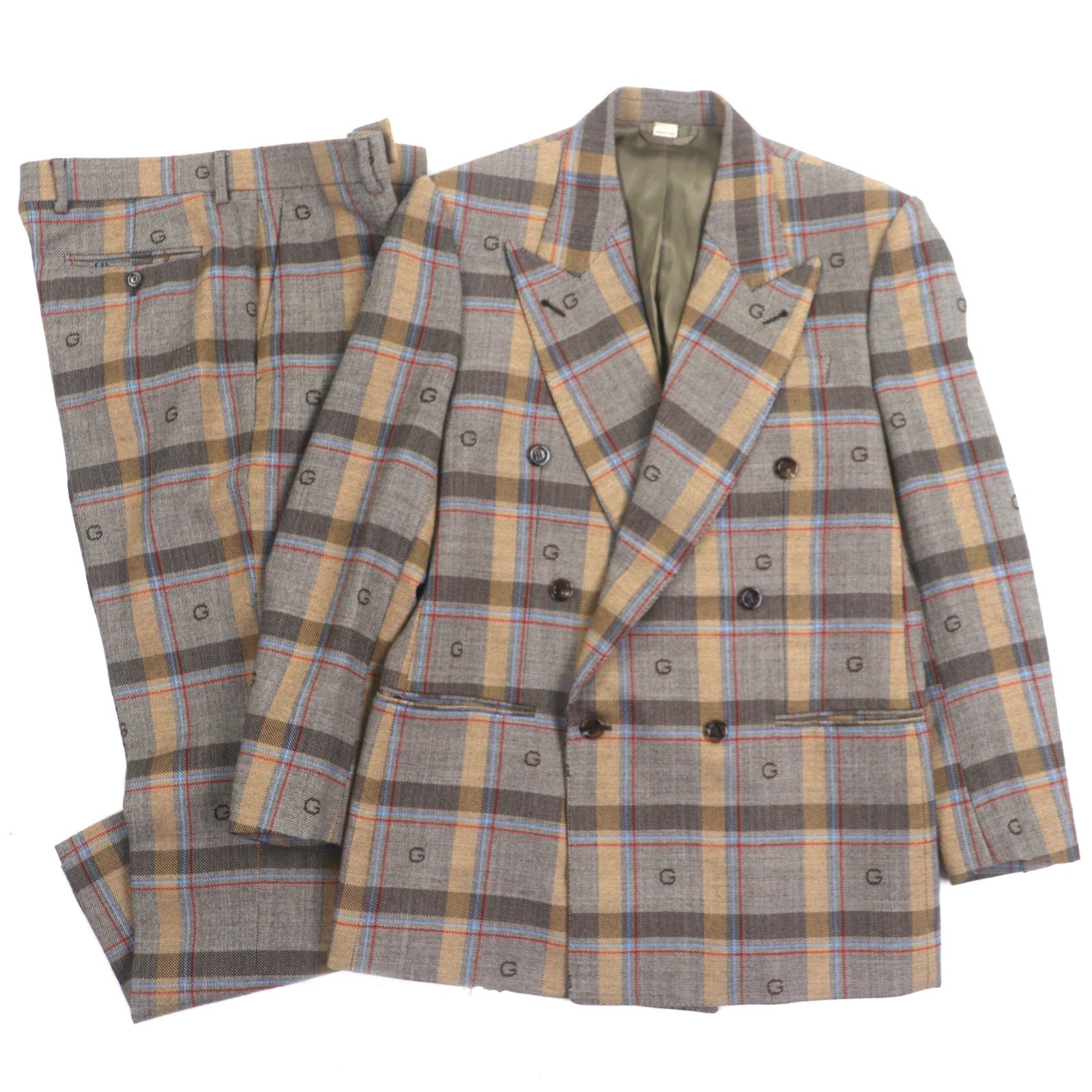 極美品 グッチ セットアップ メンズ 48 675837 680704