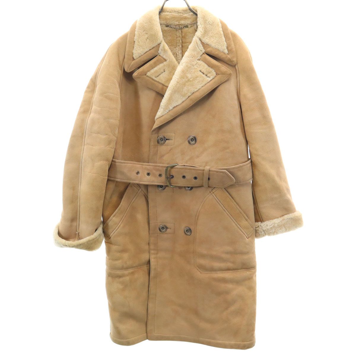 Brooks Brothers 80s 90s ダブルブレスト ムートンコート