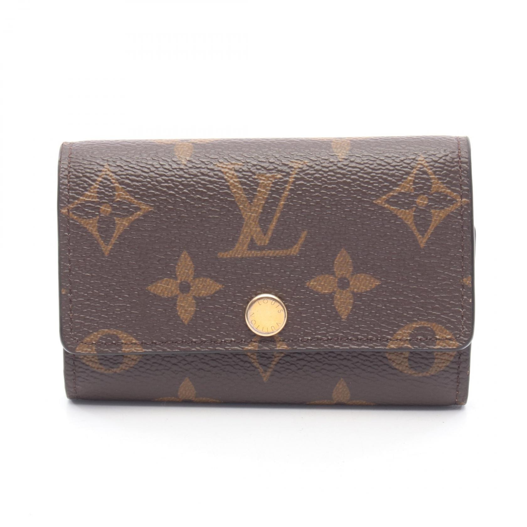 ルイ・ヴィトン LOUIS VUITTON ミュルティクレ6 キーケース アクセサリー キャンバス PVC モノグラム メンズ レディース ブラウン系 M62630 【中古】