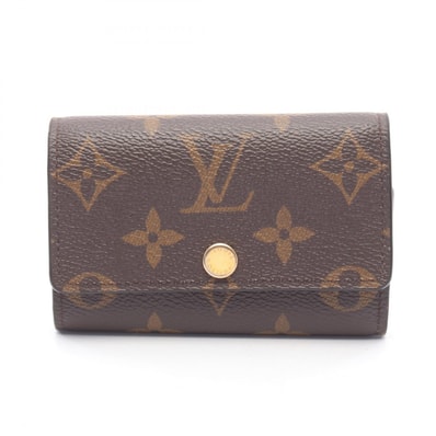 ルイ・ヴィトン LOUIS VUITTON ミュルティクレ6 キーケース アクセサリー キャンバス PVC モノグラム メンズ レディース ブラウン系 M62630 【中古】