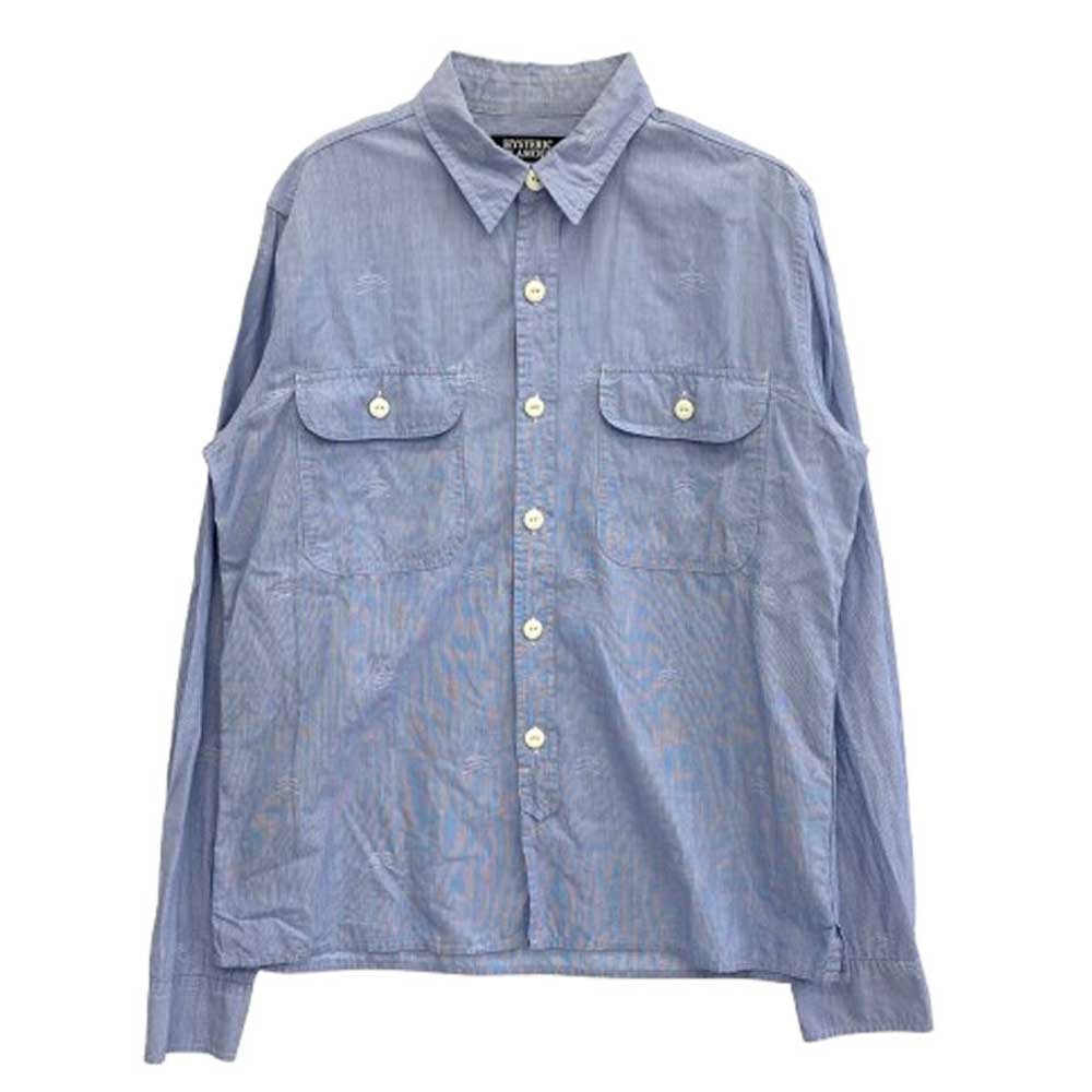HYSTERIC GLAMOUR Vixen Line Embroidery Button Down Shirt 