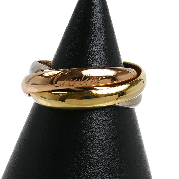 CARTIER カルティエ K18YG/PG/WG トリニティ リング・指輪 B4052753 13号 53 7.4g レディース【中古】【美品】