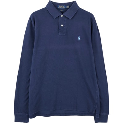 古着 ラルフローレン Ralph Lauren POLO RALPH LAUREN SLIM FIT 長袖 ポロシャツ メンズL相当/eaa667170