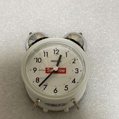 Supreme / Seiko Alarm Clock "White"