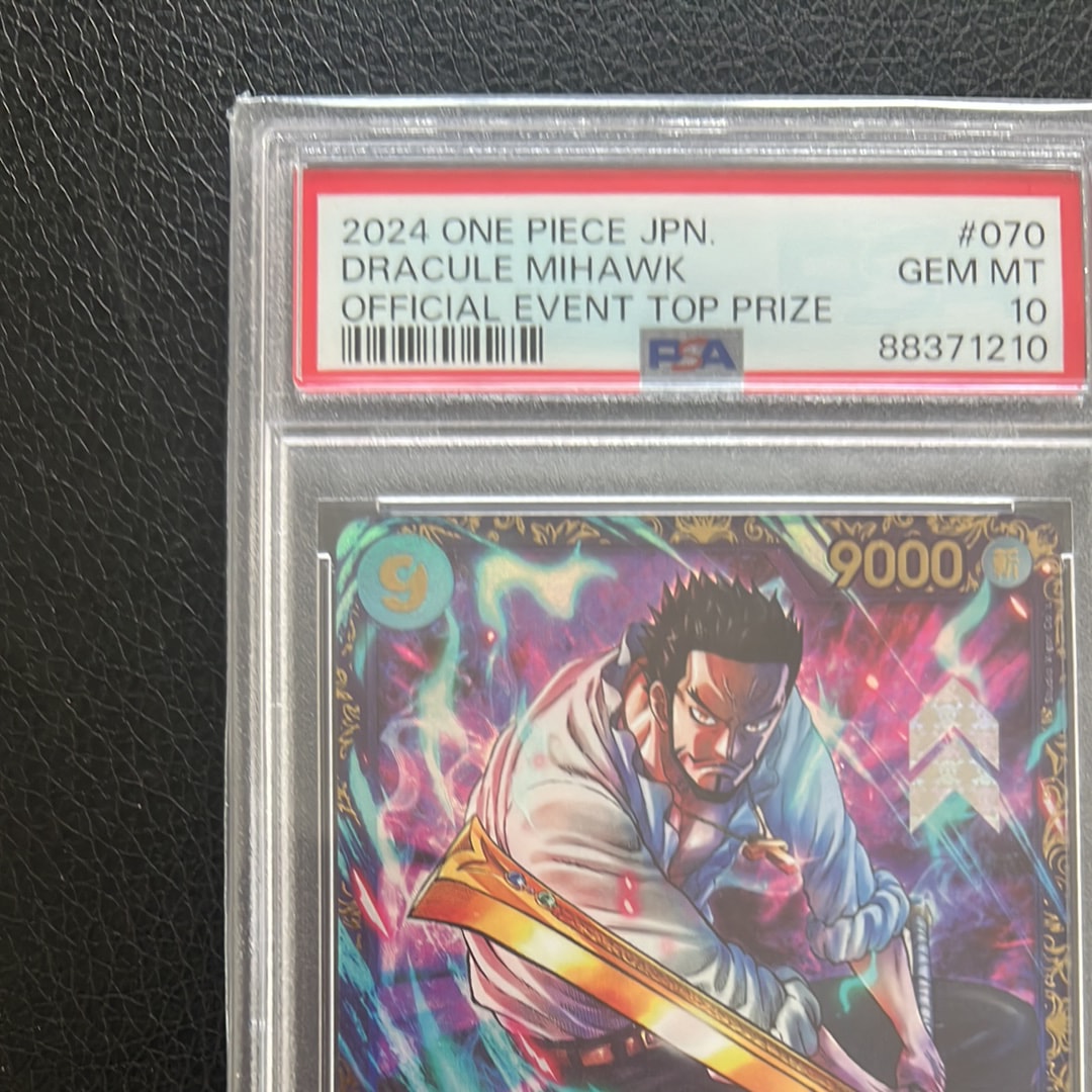 PSA 10]Dracule Mihawk SR [OP01-070] (Flagship Battle Victory