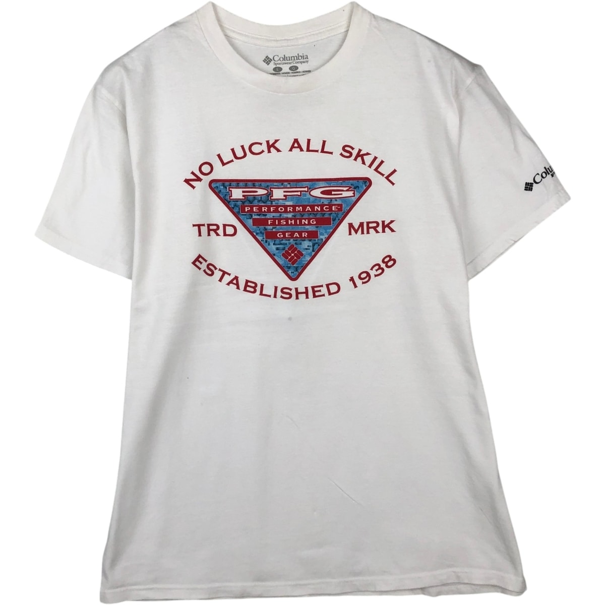 古着 コロンビア Columbia PFG 半袖 プリントTシャツ メンズL相当/eaa621893