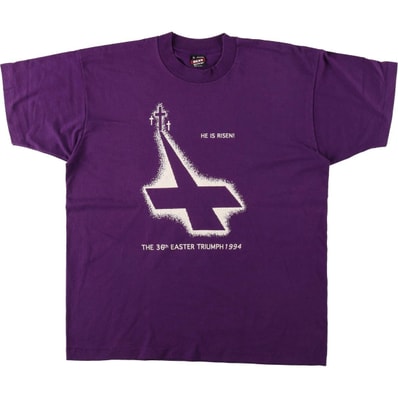 古着 90年代 フルーツオブザルーム FRUIT OF THE LOOM イースター プリントTシャツ USA製 メンズXL相当 ヴィンテージ/eaa626867