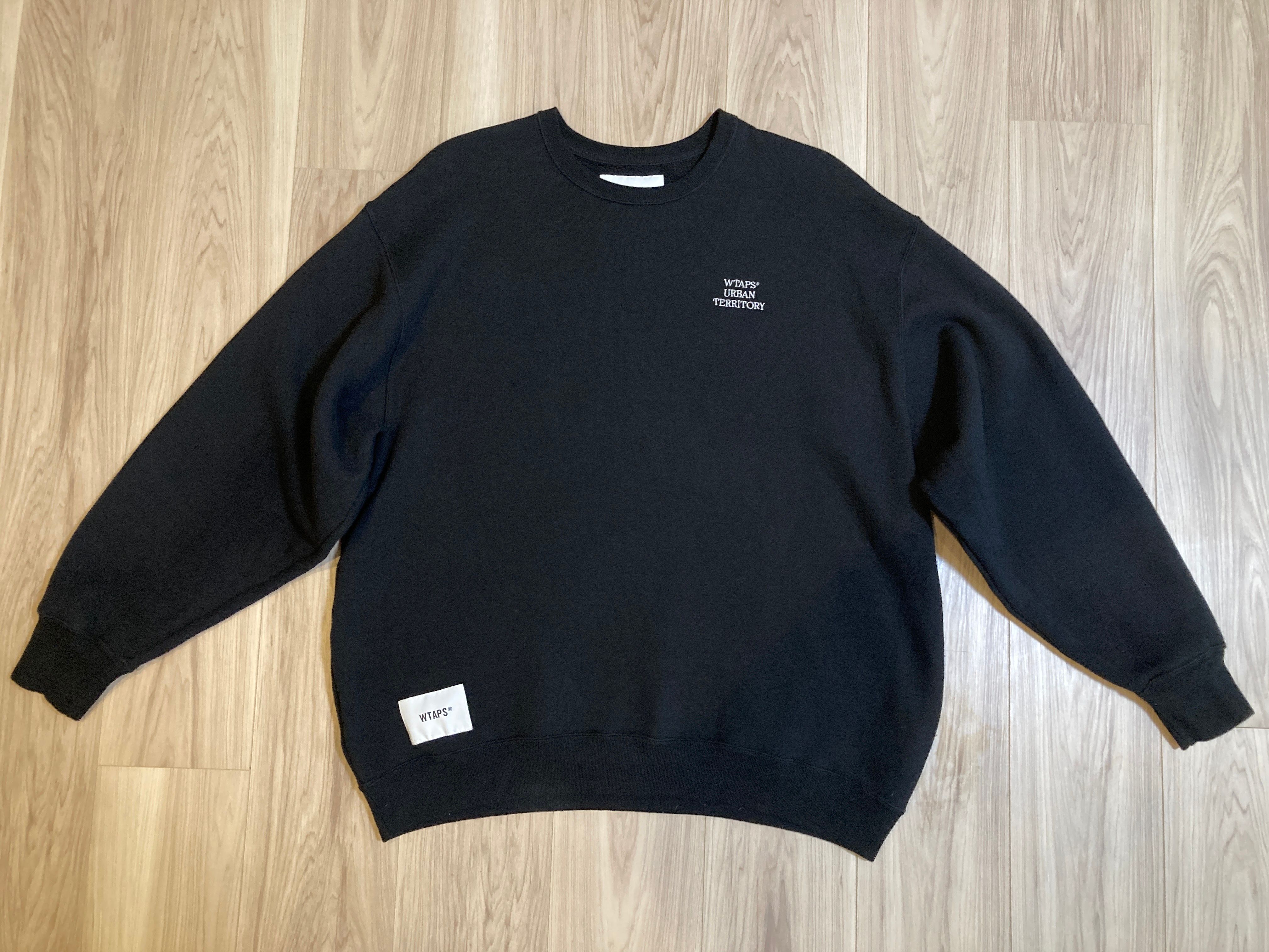Wtaps AII 02 / Sweater / Cotton. Wut "Black"