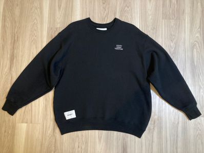 Wtaps AII 02 / Sweater / Cotton. Wut "Black"