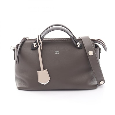 フェンディ FENDI BY THE WAY MEDIUM バイザウェイ ミディアム 2WAY ハンドバッグ バッグ レザー レディース グレー系 / ブラック系 8BL124 【中古】