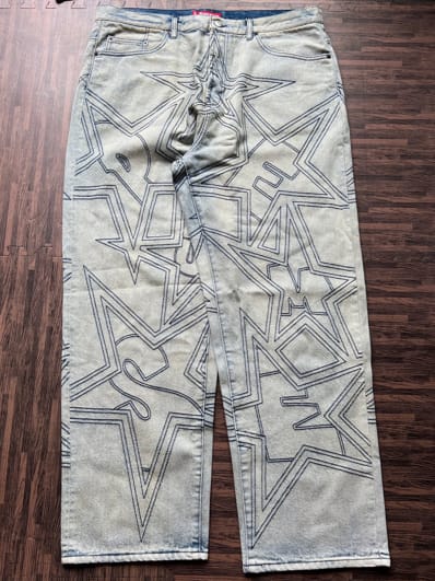 Supreme Stars Topstitch Baggy Jean "Dirty"