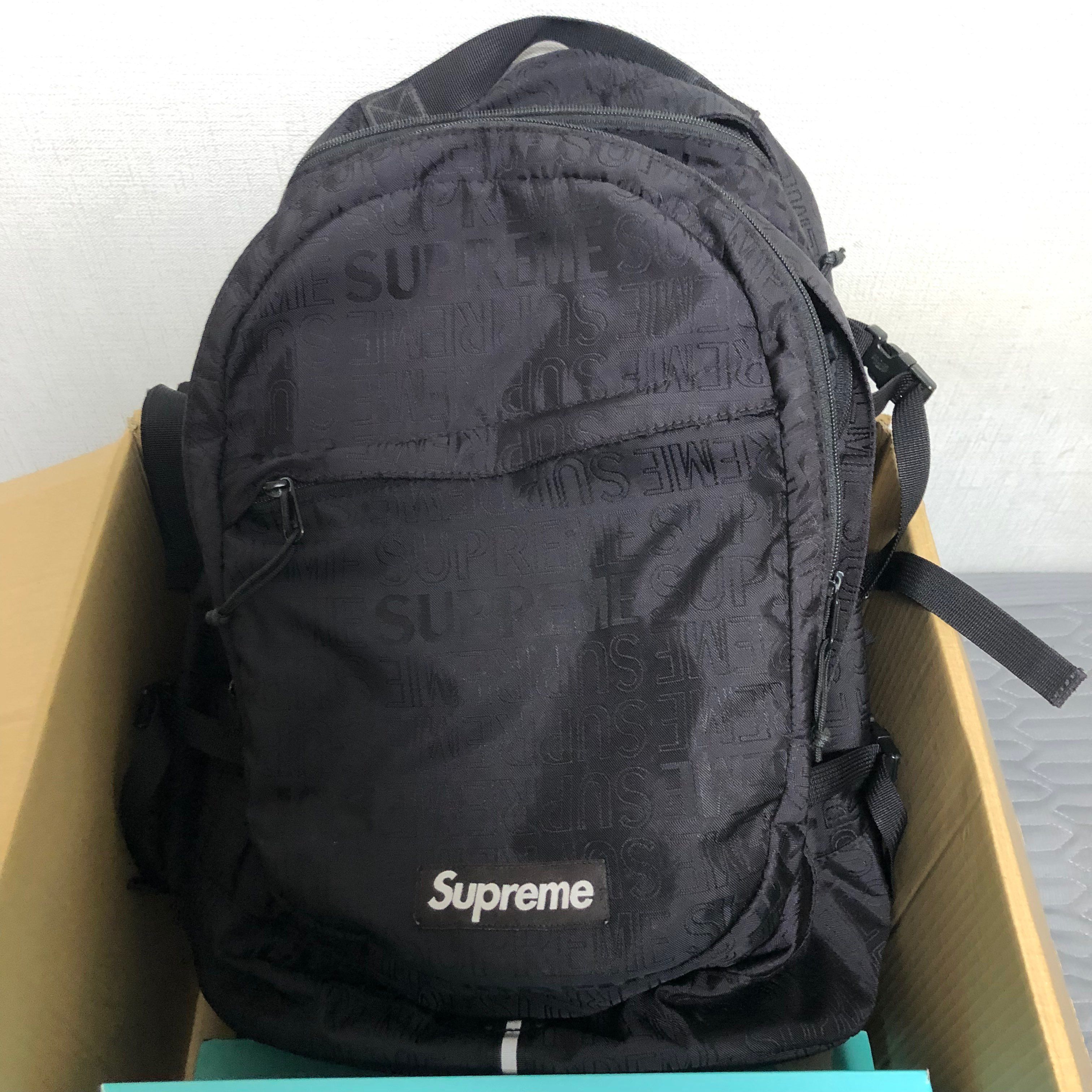 Supreme 19SS Backpack "Black"