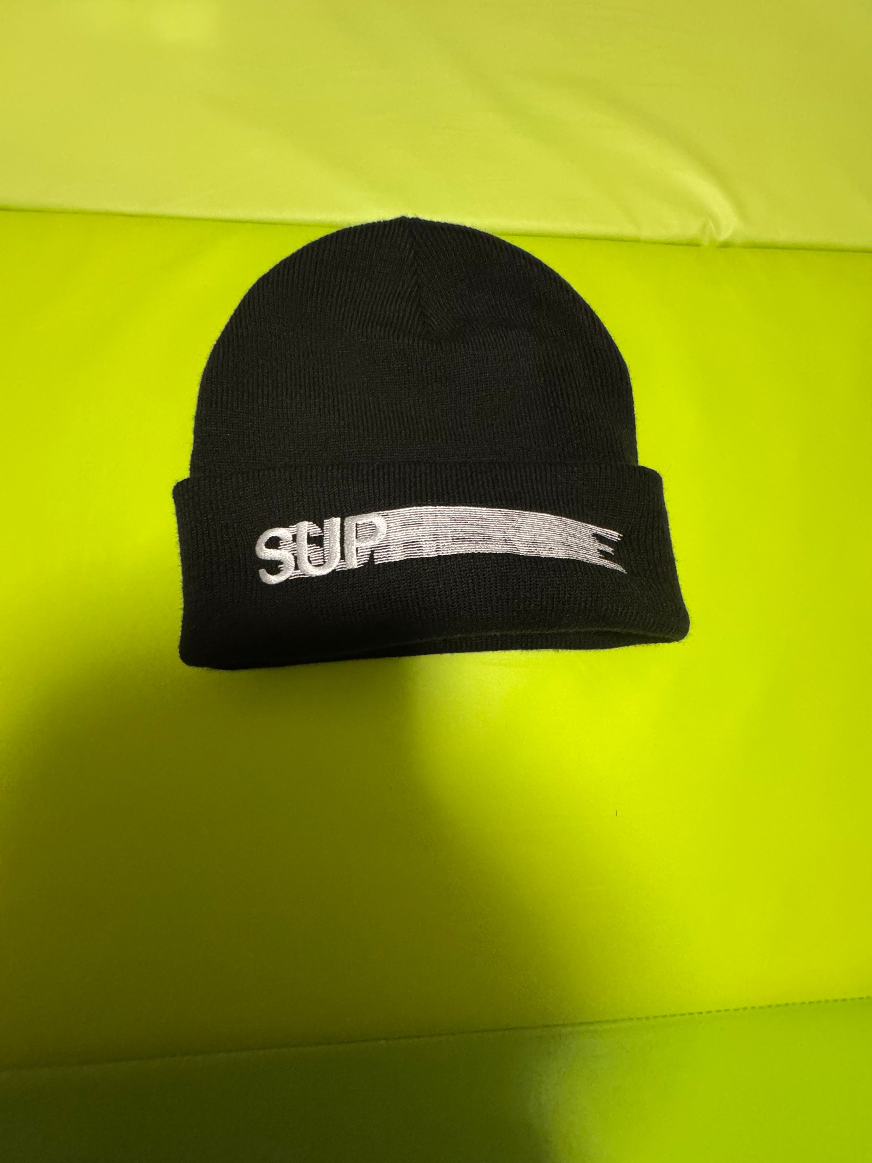 Supreme Motion Logo Beanie "Black" (23SS)