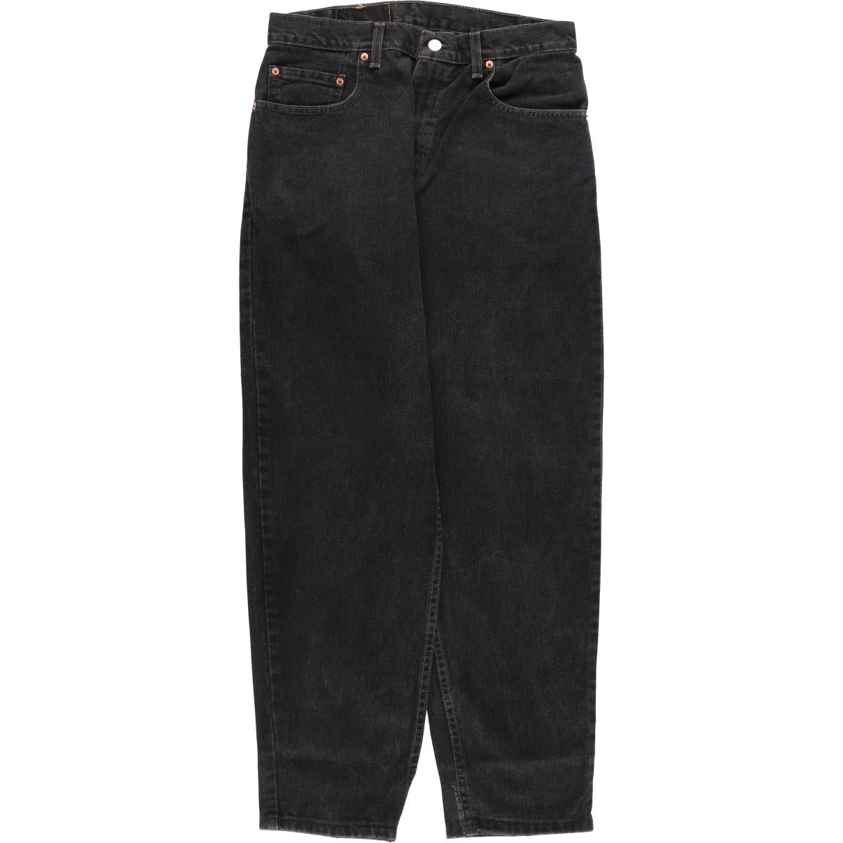 古着 00年代 リーバイス Levi's 560 LOOSE FIT TAPERED LEG ブラックデニム テーパードデニムパンツ USA製 メンズw31相当/evb033105