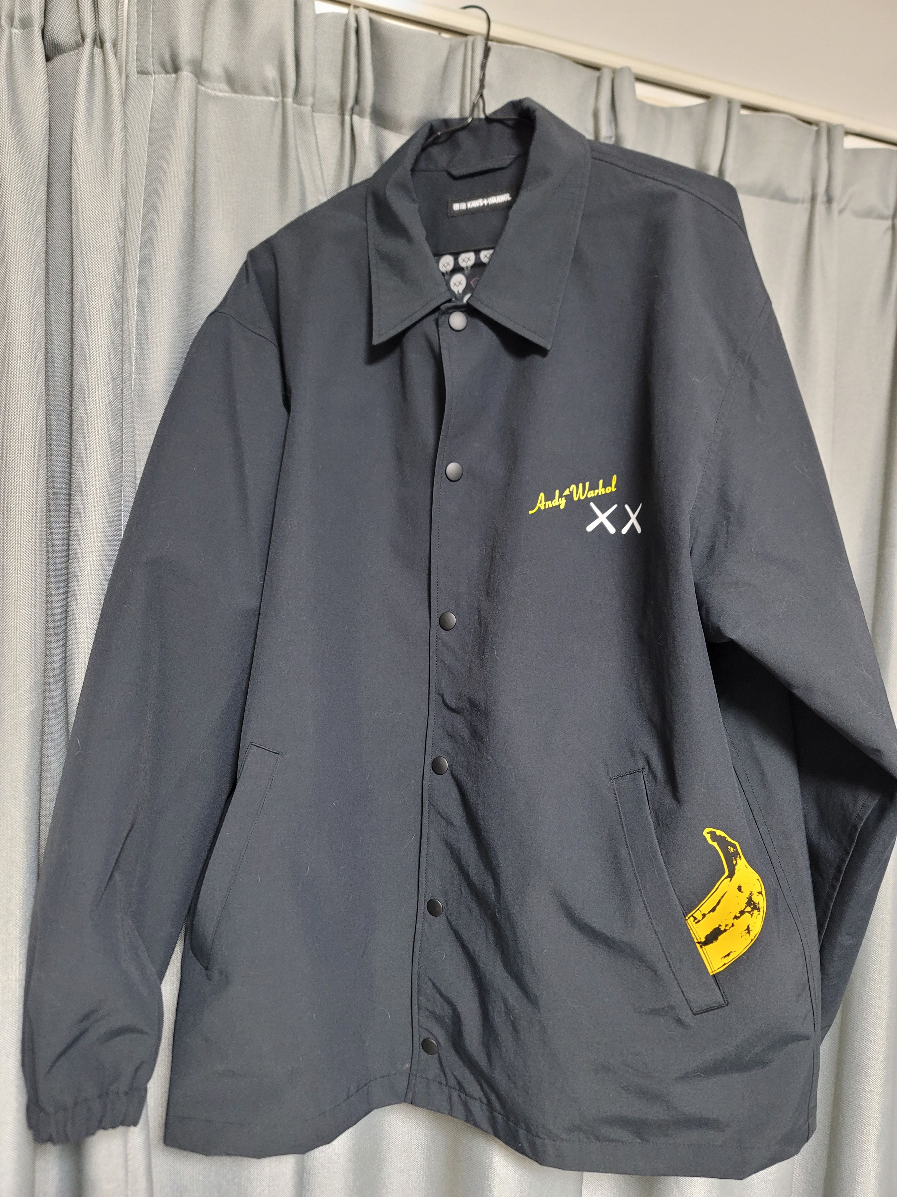 Uniqlo x KAWS x WARHOL Coach Jacket "Black"