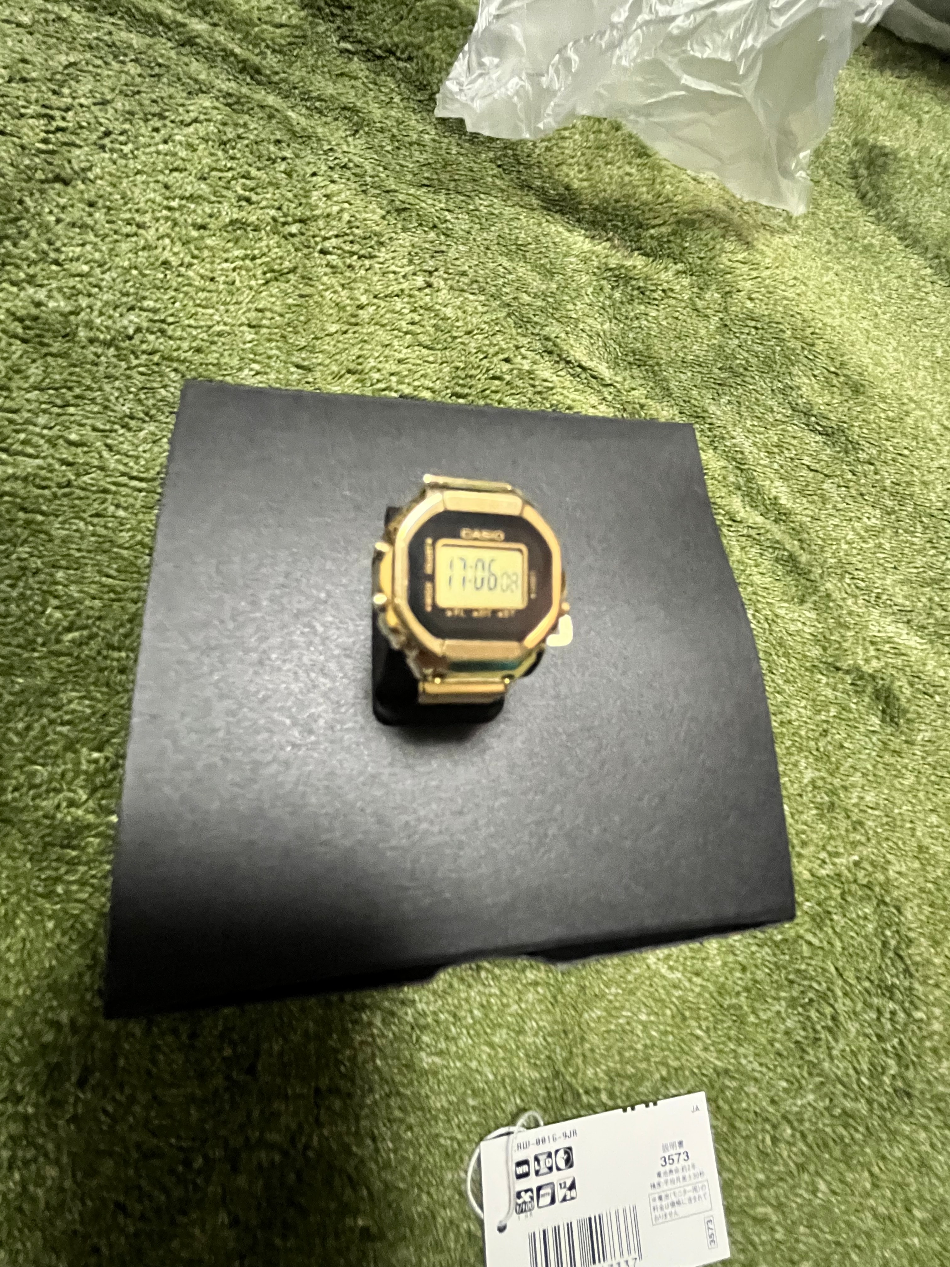 Casio Ring Watch "Gold" CRW-001G