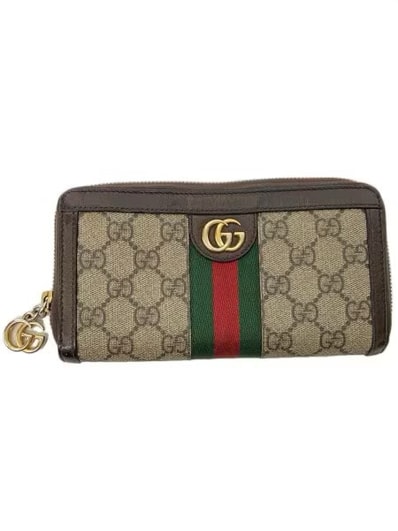 GUCCI Ophidia GG Zip Around Wallet