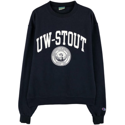 古着 00年代 チャンピオン Champion ECO FLEECE カレッジスウェットシャツ トレーナー メンズM相当/eaa599524