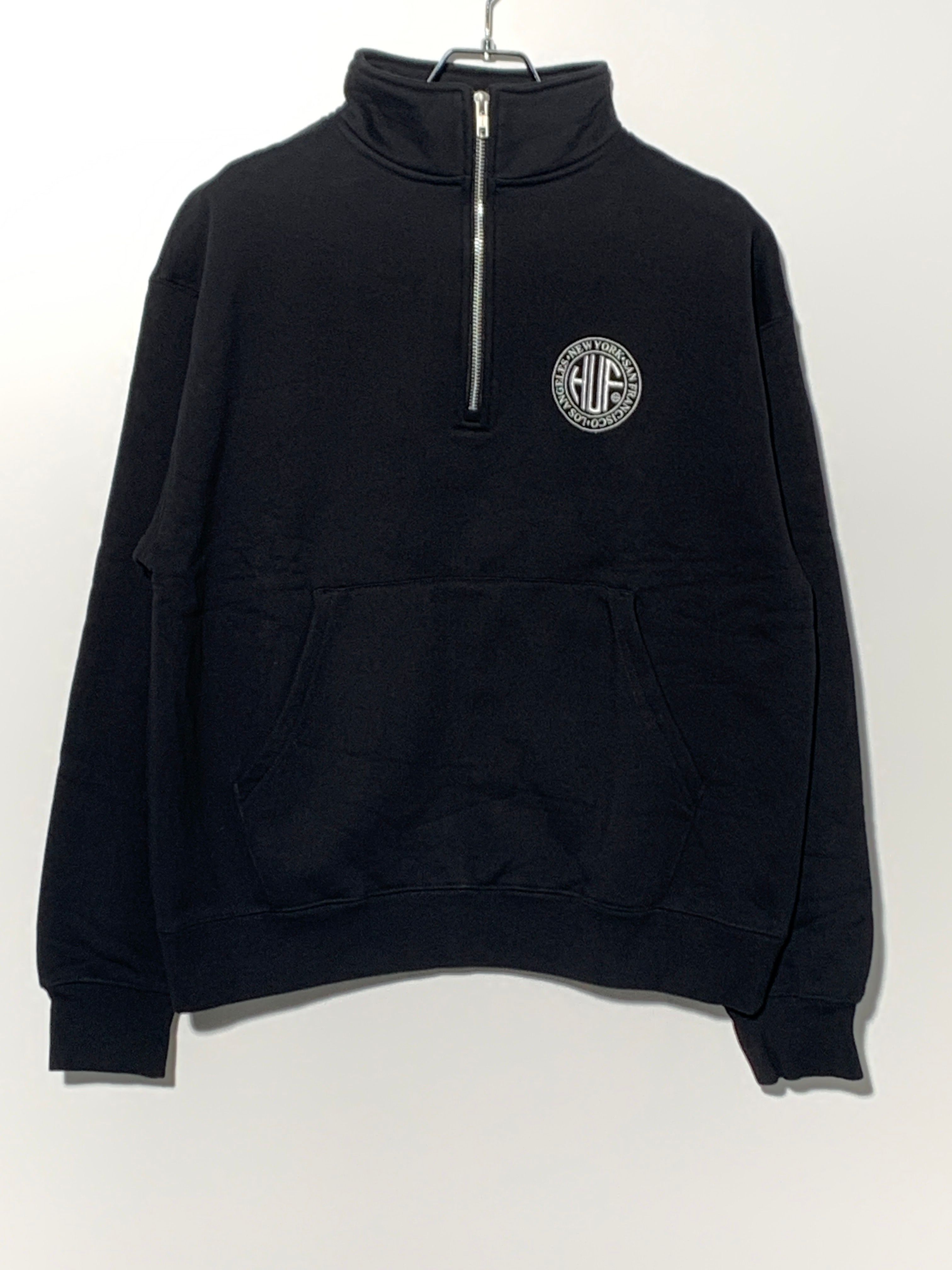 HUF Regional Half Zip Fleece "Black"
