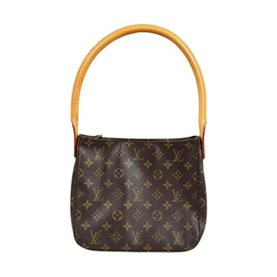 ルイヴィトン ルーピングMM モノグラム ショルダーバッグ モノグラムキャンバス M51146 ブラウン レディース LOUIS VUITTON 中古