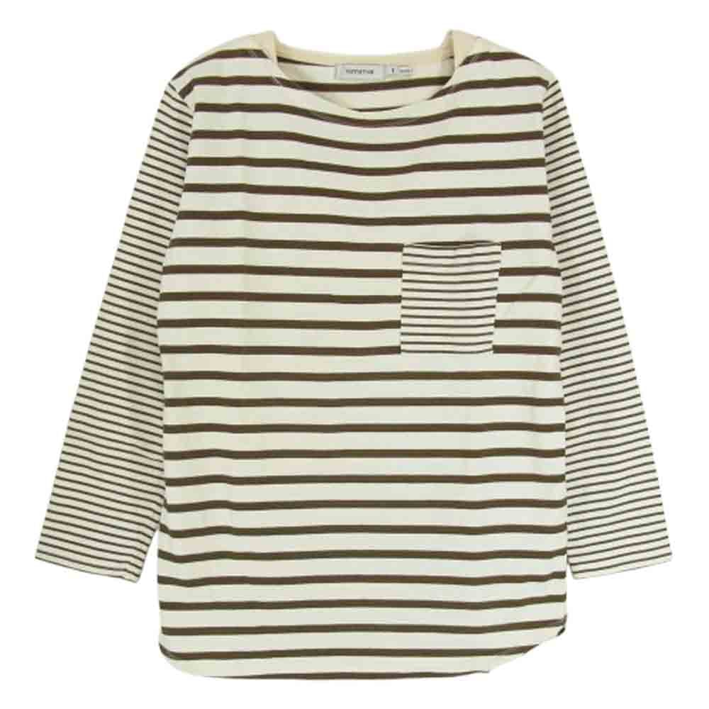 nonnative ノンネイティブ カットソー NN-C2506 SAILOR BOAT LS COTTON BORDER JERSEY ボーダー カットソー カーキ系 1【中古】