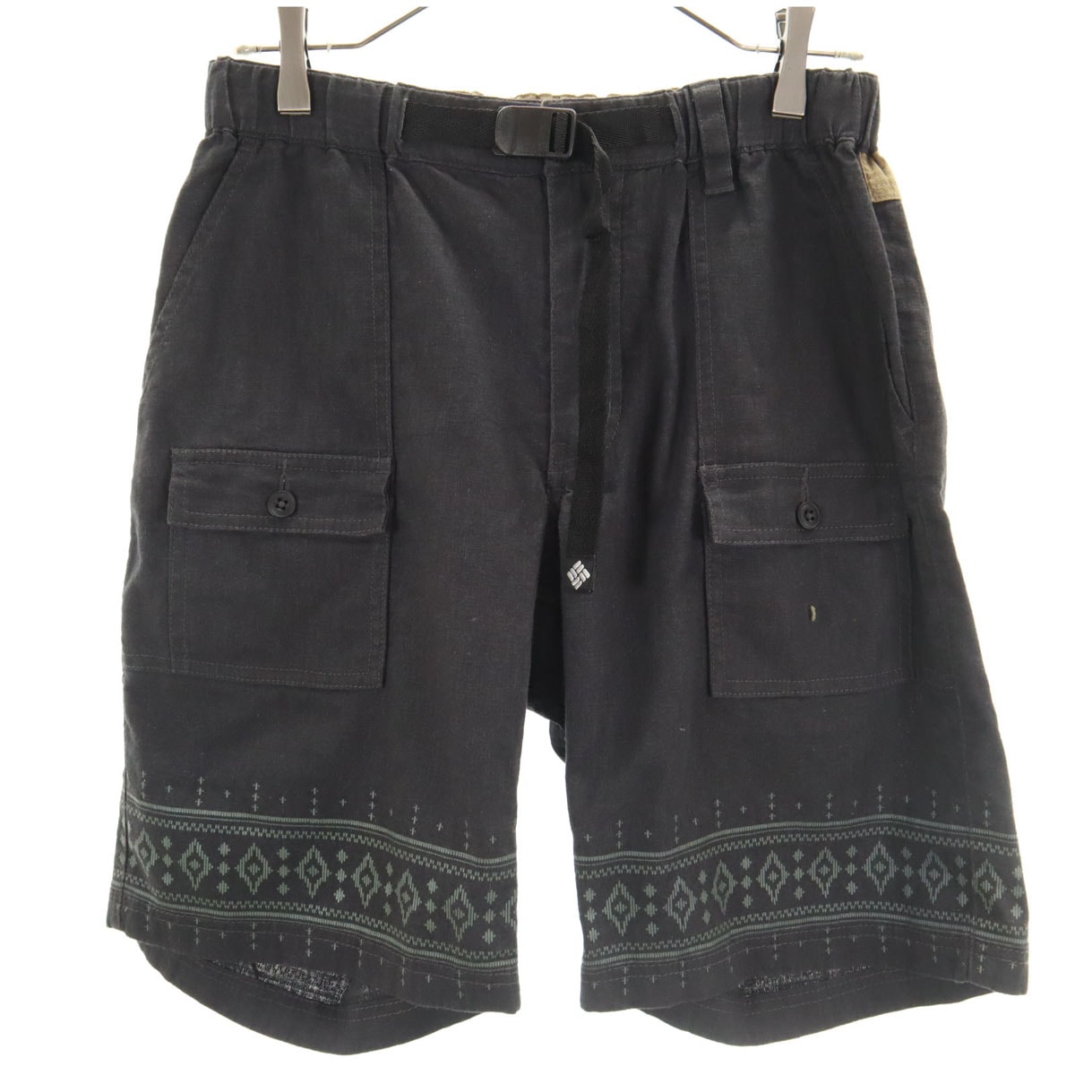 Columbia コロンビア リネンブレンド ショートパンツ M グレー系 アウトドア