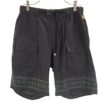 Columbia コロンビア リネンブレンド ショートパンツ M グレー系 アウトドア