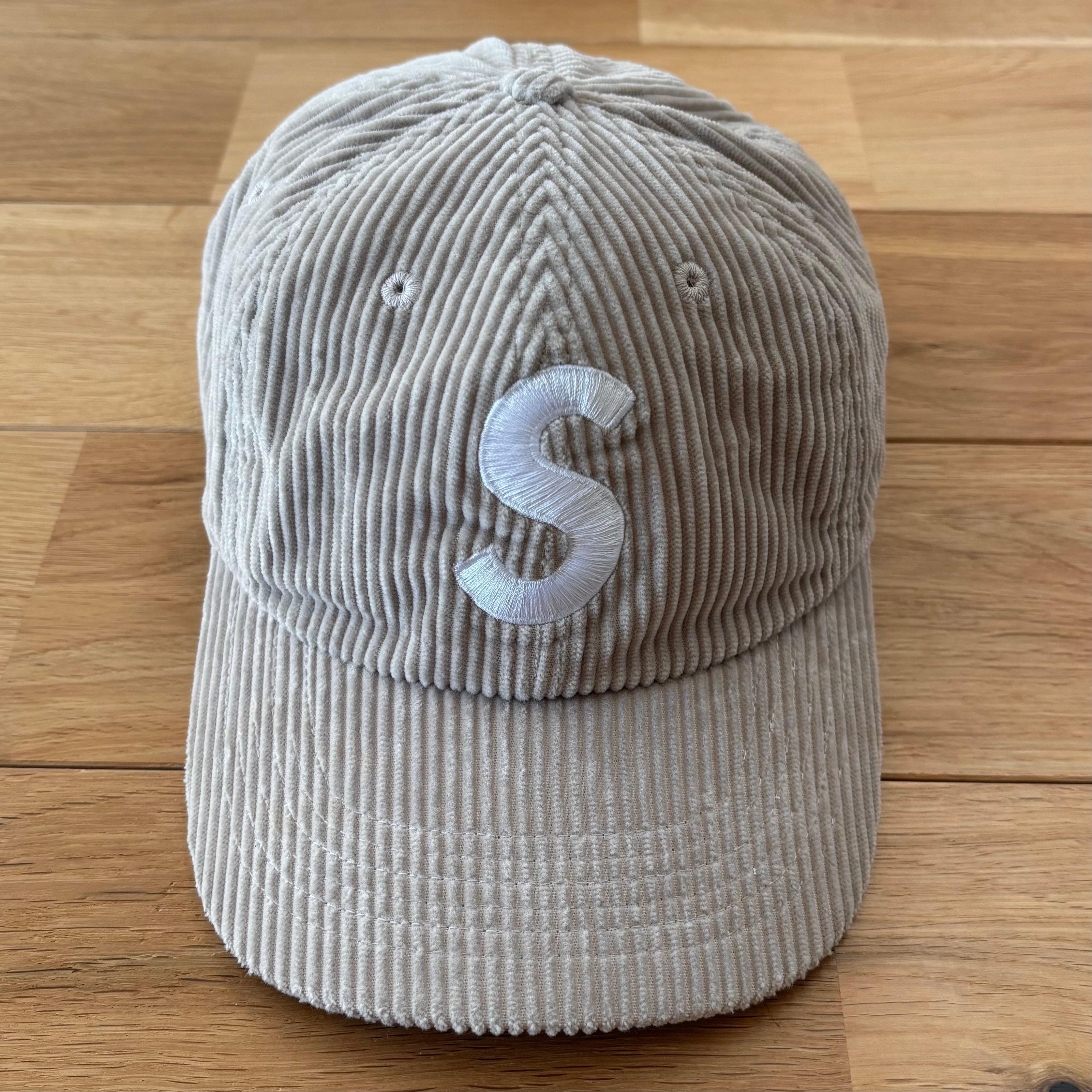 Supreme Corduroy S Logo 6-Panel "Stone"