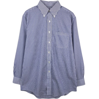 古着 ブルックスブラザーズ Brooks Brothers Est.1818 CLASSIC 長袖 ボタンダウンストライプシャツ メンズM相当/eaa666480