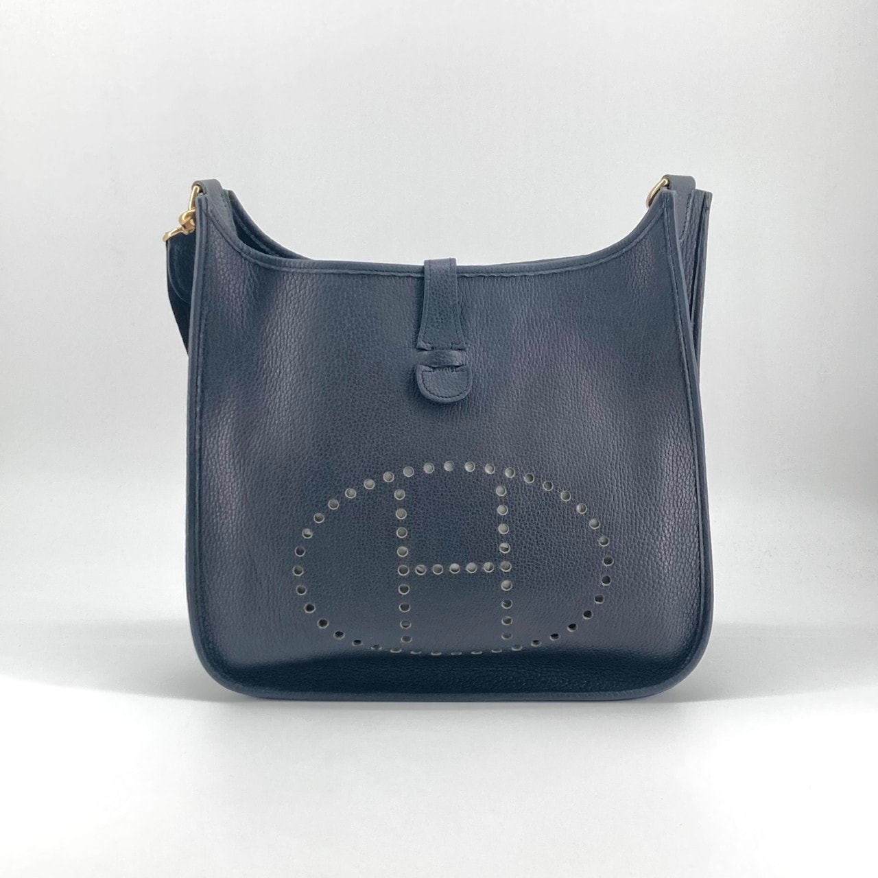 HERMES(エルメス) エブリン1 GM X刻印 ゴールド金具 ショルダーバッグ ノワール