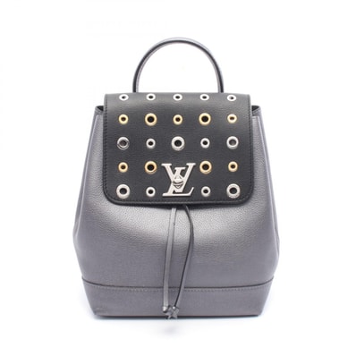 ルイ・ヴィトン LOUIS VUITTON ロックミー リュックサック バックパック バッグ レザー グレー レディース グレー系 M42868 【中古】