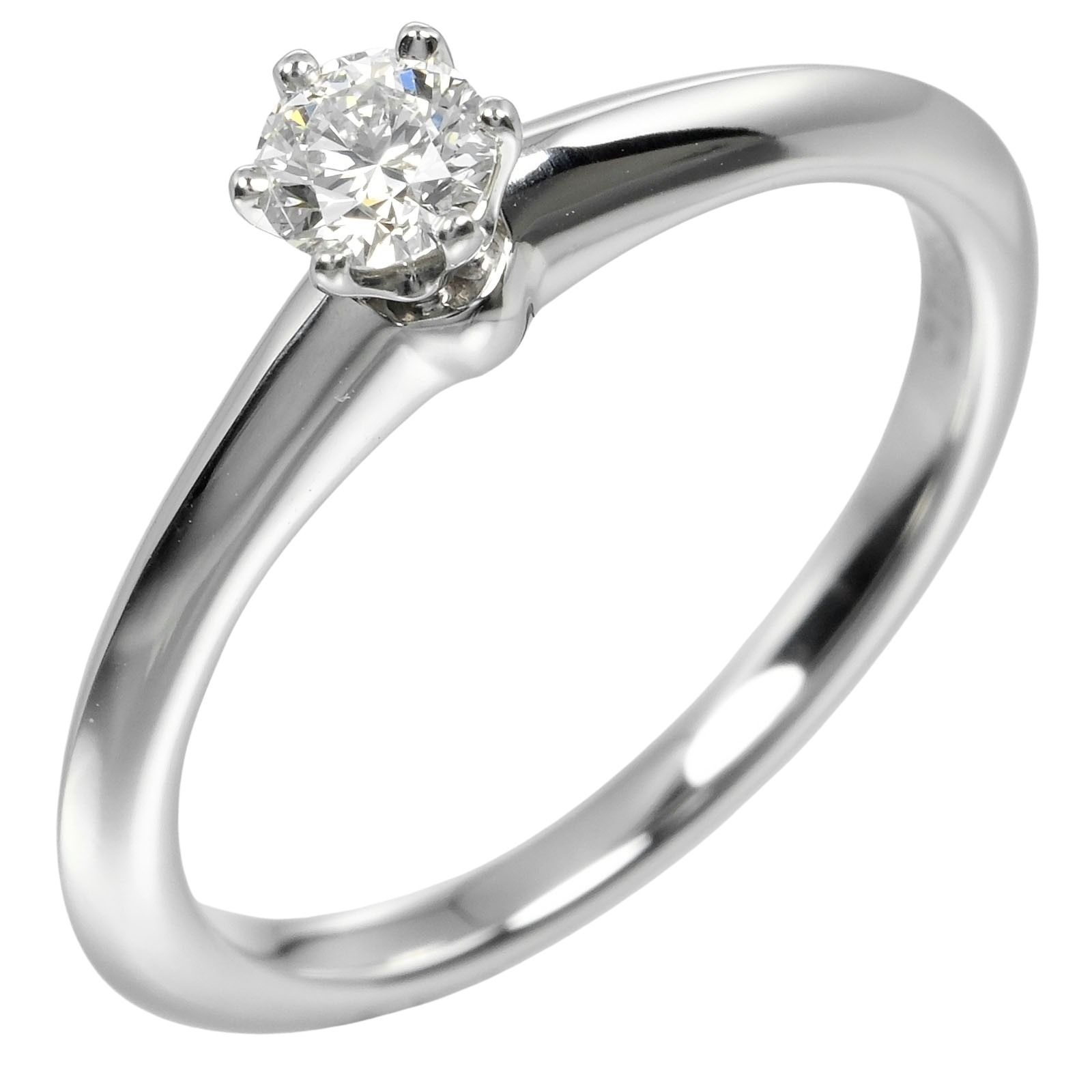 ティファニー ソリティア 0.23ct 11 レディースリング・指輪