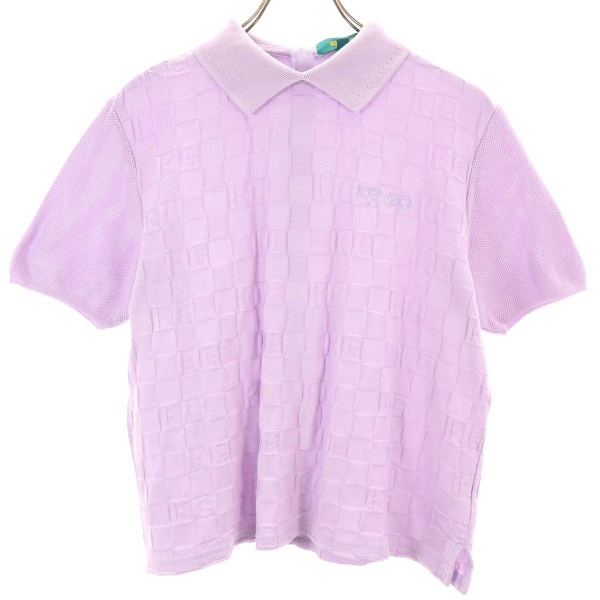 KENZO GOLF ケンゾーゴルフ 90s 日本製 オールド 半袖 ポロシャツ 2 パープル