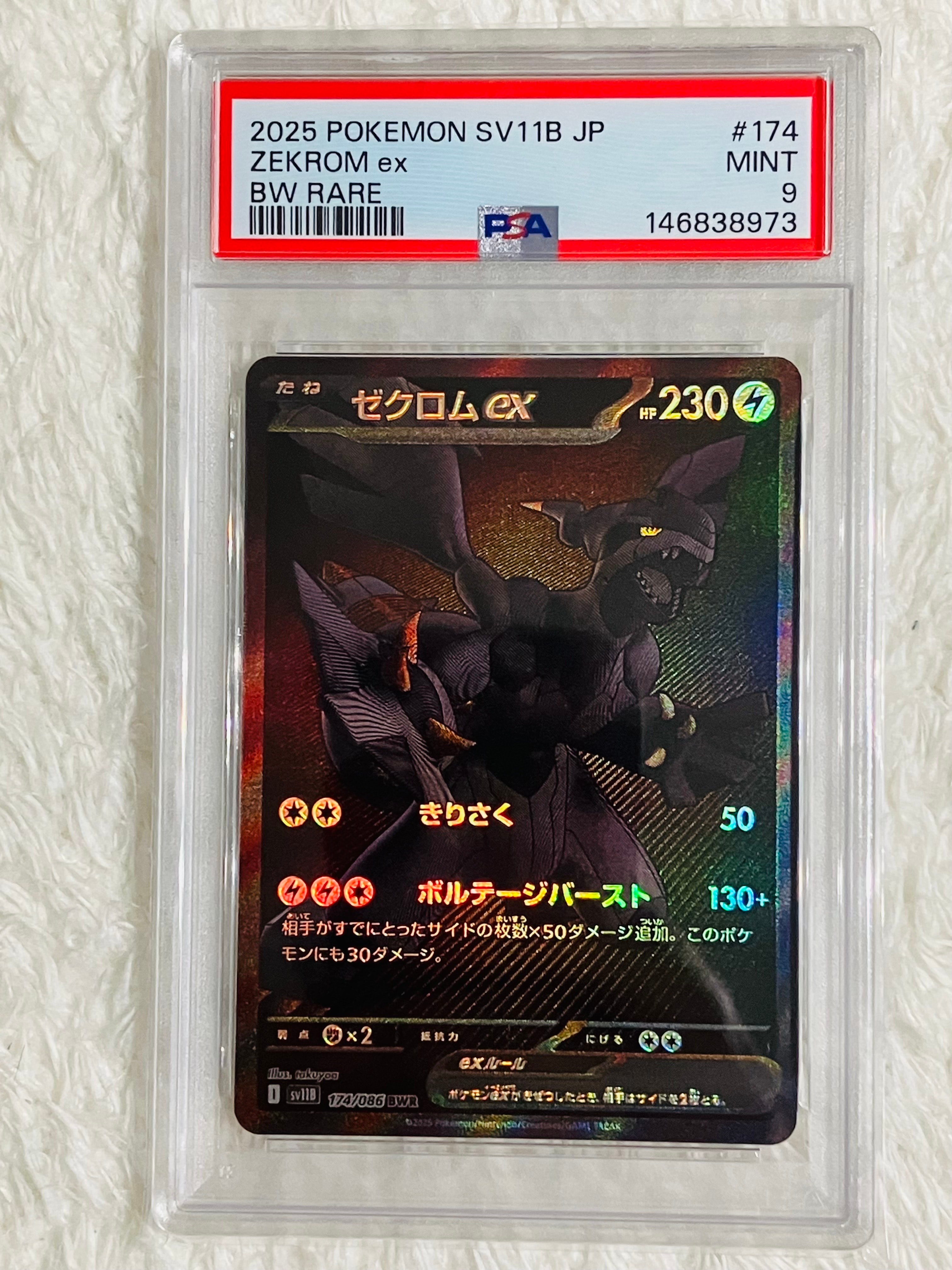 ゼクロムex PSA 10 2025 POKEMON SV11B JP 2025 ゼクロムex PSA 10 - カルドバ