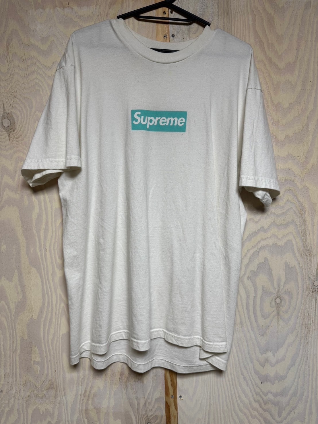 シュプリーム / ティファニー ボックス ロゴ Tシャツ "ホワイト"